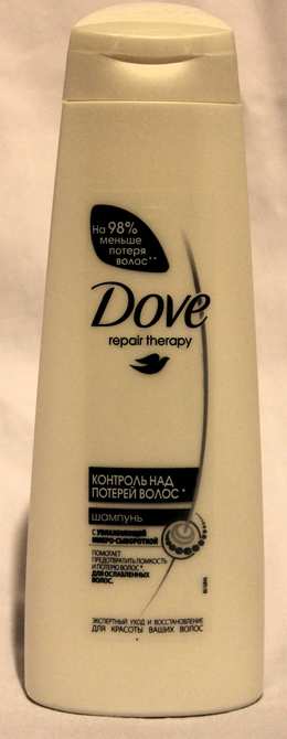 Dove.Repair therapy.Шампунь.Контроль над поторей волос
